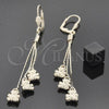 Oro Laminado Long Earring, Gold Filled Style Teardrop Design, Polished, Golden Finish, 5.086.014