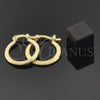 Oro Laminado Small Hoop, Gold Filled Style Polished, Golden Finish, 111.013