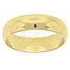 Oro Laminado Wedding Ring, Gold Filled Style Polished, Golden Finish, 5.164.031.06 (Size 6)