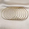 Oro Laminado Semanario Bangle, Gold Filled Style Polished, Golden Finish, 5.232.002.05 (02 MM Thickness, Size 5 (2.50 Diameter))