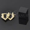 Oro Laminado Children Hoop, Gold Filled Style Diamond Cutting Finish, Golden Finish, 5.159.081