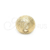 Oro Laminado Bead, Gold Filled Style Ball Design, Matte Finish, Golden Finish, 5.234.027.04.100