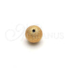 Oro Laminado Bead, Gold Filled Style Ball Design, Matte Finish, Golden Finish, 5.234.027.12.100