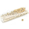 Oro Laminado Bead, Gold Filled Style Ball Design, Polished, Golden Finish, 5.234.028.03.100