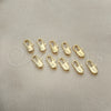 Oro Laminado Lobster Clasp, Gold Filled Style Polished, Golden Finish, 5.234.002.10