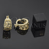 Oro Laminado Small Hoop, Gold Filled Style Filigree Design, Polished, Golden Finish, 5.153.050