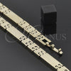 Oro Laminado Solid Bracelet, Gold Filled Style Polished, Golden Finish, 5.018.005 (06 MM Thickness, 8 Inches Length)