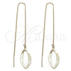Oro Laminado Threader Earring, Gold Filled Style Polished, Golden Finish, 5.116.012