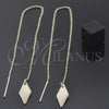 Oro Laminado Threader Earring, Gold Filled Style Polished, Golden Finish, 5.115.010