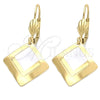 Oro Laminado Dangle Earring, Gold Filled Style Polished, Golden Finish, 5.067.011