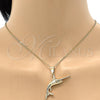 Oro Laminado Fancy Pendant, Gold Filled Style Fish Design, Polished, Golden Finish, 5.180.030