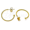 Oro Laminado Medium Hoop, Gold Filled Style Polished, Golden Finish, 5.124.024