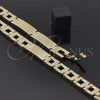 Oro Laminado Solid Bracelet, Gold Filled Style Polished, Golden Finish, 5.034.006.1 (0.35 Gauge, 09 MM Thickness, 8 Inches Length)