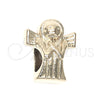 Oro Laminado Love Link Pendant, Gold Filled Style Angel Design, Polished, Golden Finish, 05.179.0036