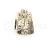 Oro Laminado Love Link Pendant, Gold Filled Style Bow Design, Polished, Golden Finish, 05.179.0011