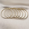 Oro Laminado Semanario Bangle, Gold Filled Style Polished, Golden Finish, 5.232.002.01 (Thickness, Size 1 (1.50 Diameter))