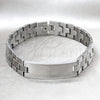 Stainless Steel Solid Bracelet, Polished, Steel Finish, 03.63.1476.08 (8 Inches Length)
