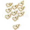 Oro Laminado Lobster Clasp, Gold Filled Style Polished, Golden Finish, 12.63.0014