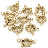 Oro Laminado Lock, Gold Filled Style Polished, Golden Finish, 12.63.0016