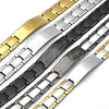 Stainless Steel Solid Bracelet, Polished, Golden Finish, 03.114.0219.1.09 (14 MM Thickness, 9 Inches Length)