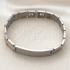 Stainless Steel Solid Bracelet, Polished, Two Tone, 03.114.0247.08