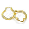 Oro Laminado Small Hoop, Gold Filled Style Polished, Golden Finish, 02.170.0165.25