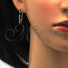 Oro Laminado Small Hoop, Gold Filled Style Polished, Tricolor, 02.65.2591.20