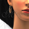 Oro Laminado Medium Hoop, Gold Filled Style Polished, Tricolor, 02.102.0022.30