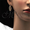Oro Laminado Small Hoop, Gold Filled Style Twist Design, Polished, Golden Finish, 02.170.0193.20