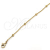 Oro Laminado Fancy Bracelet, Gold Filled Style Polished, Golden Finish, 03.318.0006.08 (02 MM Thickness, 8 Inches Length)