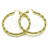 Oro Laminado Large Hoop, Gold Filled Style Polished, Golden Finish, 02.170.0215.60