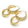 Oro Laminado Medium Hoop, Gold Filled Style Polished, Golden Finish, 02.106.0001.30