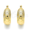 Oro Laminado Small Hoop, Gold Filled Style Polished, Golden Finish, 02.106.0014.20
