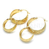 Oro Laminado Small Hoop, Gold Filled Style Polished, Golden Finish, 02.106.0014.20