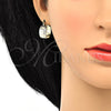 Oro Laminado Small Hoop, Gold Filled Style Polished, Tricolor, 02.163.0042.1.15