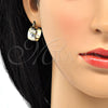 Oro Laminado Small Hoop, Gold Filled Style Polished, Tricolor, 02.163.0043.1.15