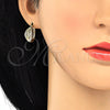 Oro Laminado Small Hoop, Gold Filled Style Polished, Tricolor, 02.100.0066.1.15