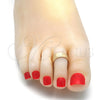 Oro Laminado Toe Ring, Gold Filled Style Moon and Star Design, Polished, Golden Finish, 01.117.0004 (One size fits all)