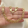 Oro Laminado Basic Necklace, Gold Filled Style Polished, Golden Finish, 04.197.0001.30 (09 MM Thickness, 30 Inches Length)