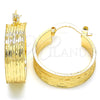 Oro Laminado Small Hoop, Gold Filled Style Polished, Golden Finish, 02.170.0244.20