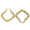 Oro Laminado Medium Hoop, Gold Filled Style Polished, Golden Finish, 02.170.0272.30