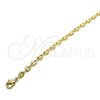 Oro Laminado Basic Bracelet, Gold Filled Style Puff Mariner Design, Polished, Golden Finish, 04.326.0001.08 (05 MM Thickness, 8 Inches Length)