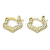 Oro Laminado Small Hoop, Gold Filled Style Polished, Golden Finish, 02.163.0079.12