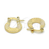 Oro Laminado Small Hoop, Gold Filled Style Polished, Golden Finish, 02.163.0081.12