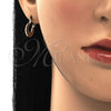 Oro Laminado Small Hoop, Gold Filled Style Polished, Golden Finish, 02.163.0081.12