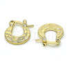 Oro Laminado Small Hoop, Gold Filled Style Polished, Golden Finish, 02.163.0083.12