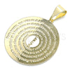 Oro Laminado Fancy Pendant, Gold Filled Style Polished, Golden Finish, 05.339.0001