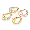 Oro Laminado Small Hoop, Gold Filled Style Polished, Golden Finish, 02.170.0303.20