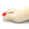 Oro Laminado Toe Ring, Gold Filled Style Butterfly Design, Polished, Golden Finish, 01.117.0010 (One size fits all)