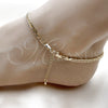 Oro Laminado Basic Anklet, Gold Filled Style Polished, Golden Finish, 04.63.1403.10 (Thickness, 10 Inches Length)